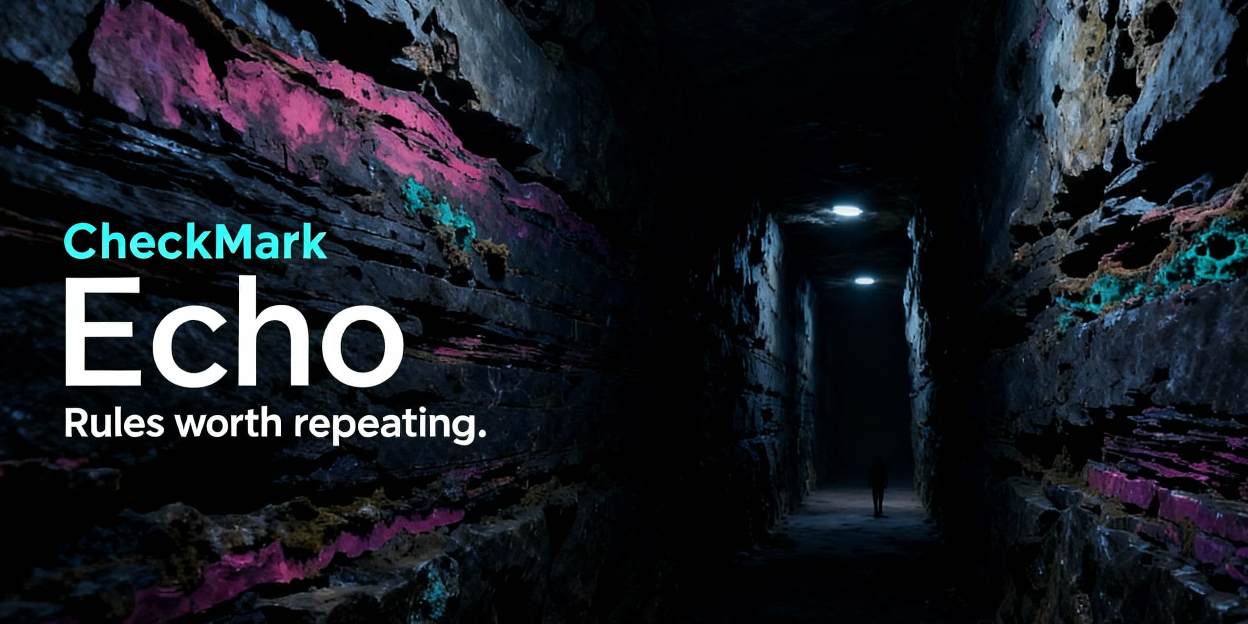 Echo ESLint configuration banner representing reusable linting boundaries for AI coding agents